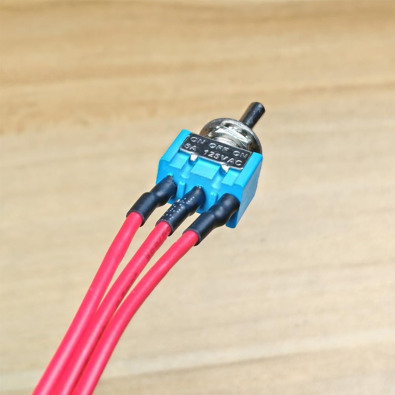 Gebildet Prewired MTS-103 Blue Mini Toggle Switch 125 VAC 6