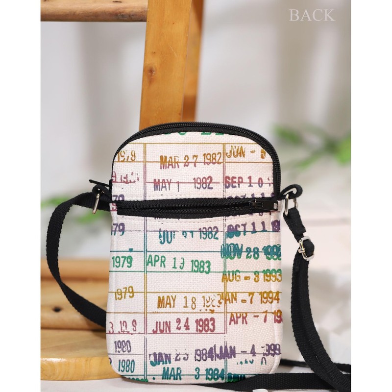 KUIYAI Rainbow Library Crossbody Bag, Return To Library, Library Card