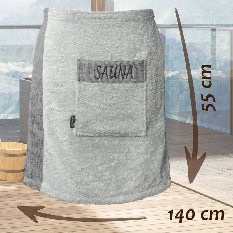 Lashuma Saunakilt Men's 55 x 140 cm Lima Sauna Towel