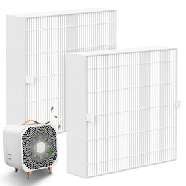 Harebery Particle Replacement Filter, Compatible with Blueair Blue Pure Fan, Part # 100930 (2 Pack)
