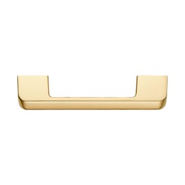 Utopia Alley Marino Pull Handle - Decorative Cabinet Drop Pull Handles for Cabinets and Drawers - Vintage Cabinet Hardware with Hand Finished Polished Gold - 3.75" Center to Center (1)