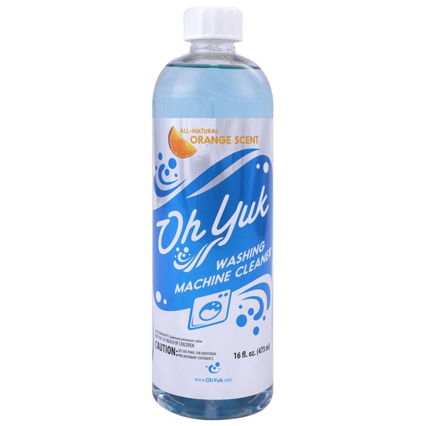 Oh Yuk Washing Machine Cleaner for All Washers, (Top Front Load, HE and Non-HE), 16 Fl Oz