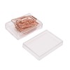 100PCS Paper Clips Portable Mini Cute Shape Electroplated Rose Gold