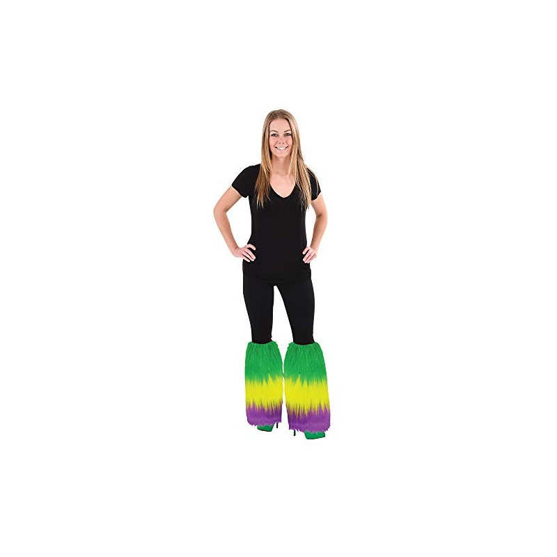 MARDI GRAS FURRY LEG COVERS