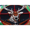 Deer Hunter Patch - 4x4 inch. Embroidered Iron on Patch
