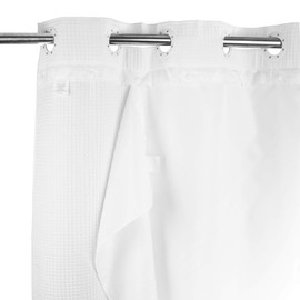 River Dream Snap in Shower Curtain Liner Replacement,Fit 71 x 74 No Window Shower Curtain (70 x 69, Fabric)