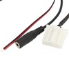 Bluetooth5.0 AUX IN Cable Adapter ISO Handsfree Microphone Replacement for