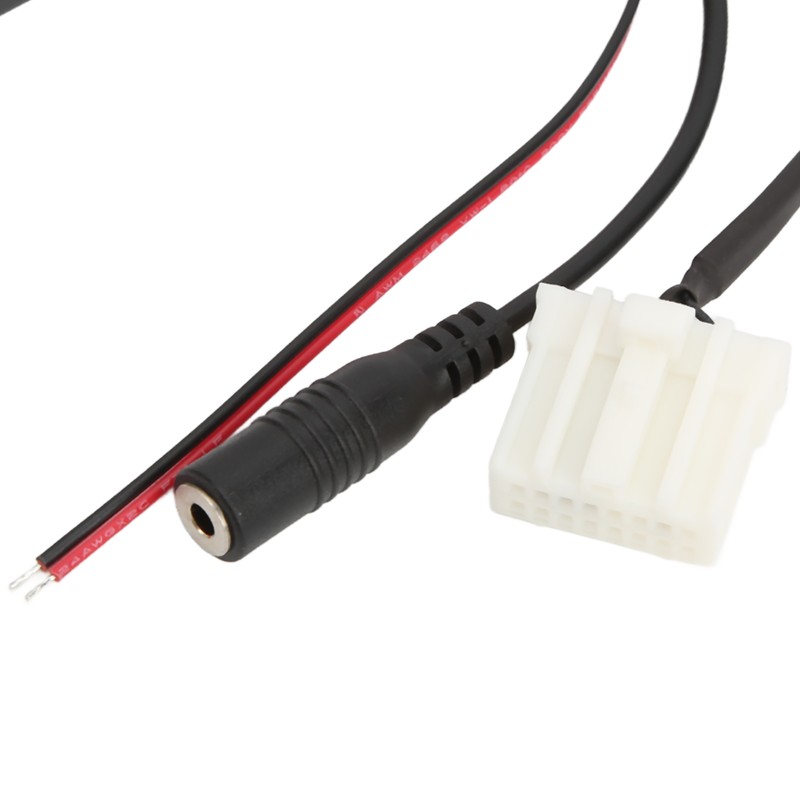 Bluetooth5.0 AUX IN Cable Adapter ISO Handsfree Microphone Replacement for