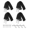 UOIENRT 4 PCS Marine Grade Double Snap Hook Strap and