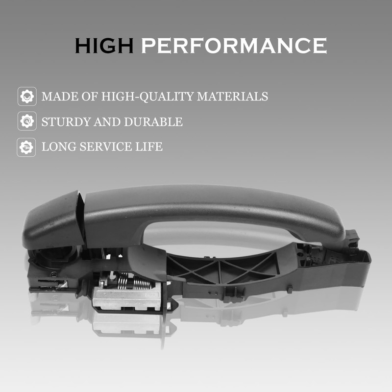 ZEALfix Sliding Exterior Door Handle Left Side with Handle Holder