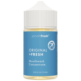 Jonah Fresh All Natural Mouthwash Concentrate | SLS Free | PEG Free | Made Safe Certified (Original Concentrate, 1 Pack (Total 2.53 fl oz) Makes 224 Fl Oz)