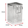 LENITH Kitchen Utensil Chopsticks Perforated Holder with Hooks - Stainless