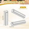 PATIKIL 4mm x 20mm Dowel Pin Stainless Steel, 60 Pcs