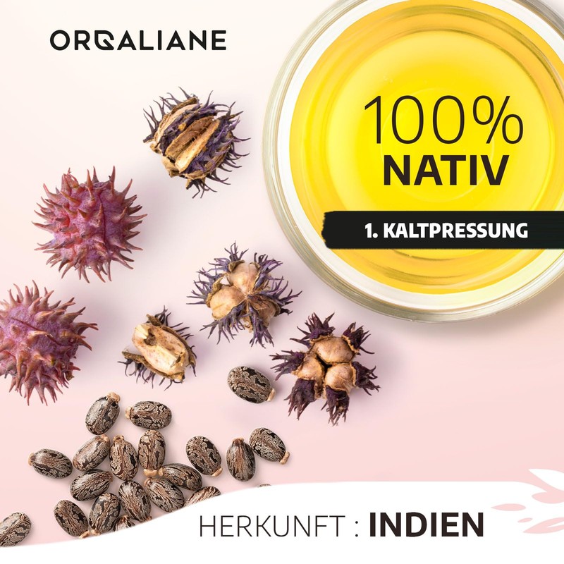 Castor oil - 500 ml - 100% native - cold-pressed