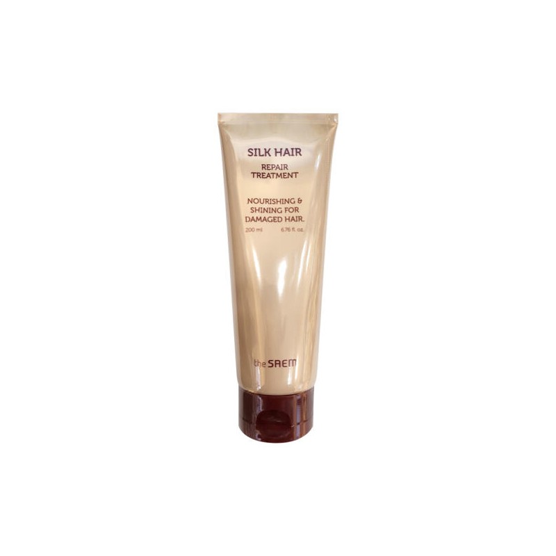 The Saem 더샘 실크 헤어 리페어 트리트먼트 200ml 손상모발케어 The