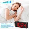 Piashow LED Alarm Clock Loud for Deep Sleepers, Digital Alarm
