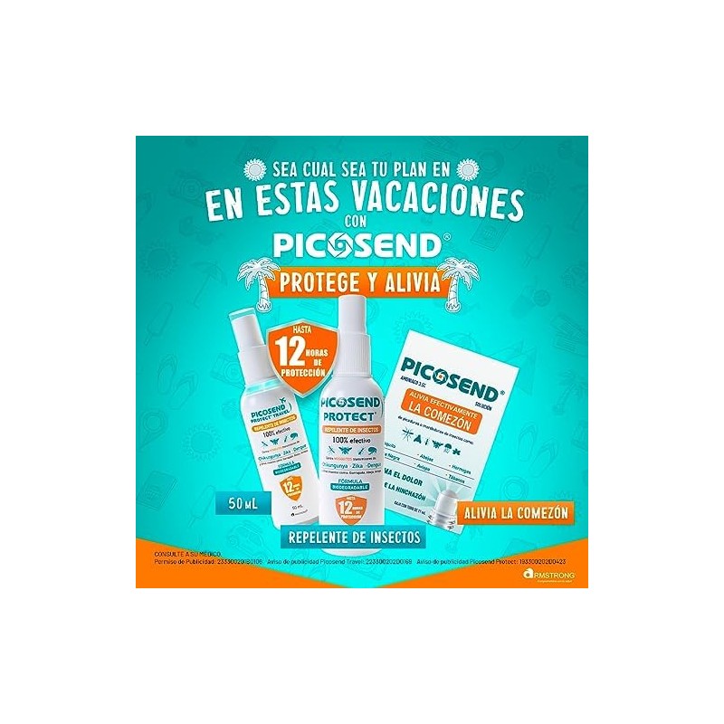 Picosend Protect Spray Repelente c/120ml