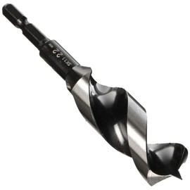Star-M Anti-Burr F-Type Short Drill Bit, Hexagonal Shaft for Carpentry