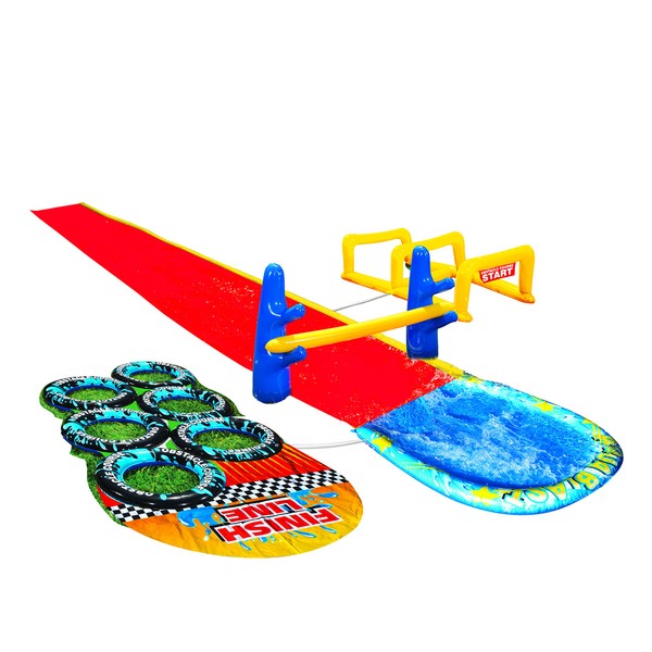 BANZAI Aqua Blast Obstacle Course Inflatible Obstacle Course