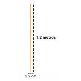 MDJ 10 Bastones/palos/ Madera De Pino Para Escoba/trapeador/etc
