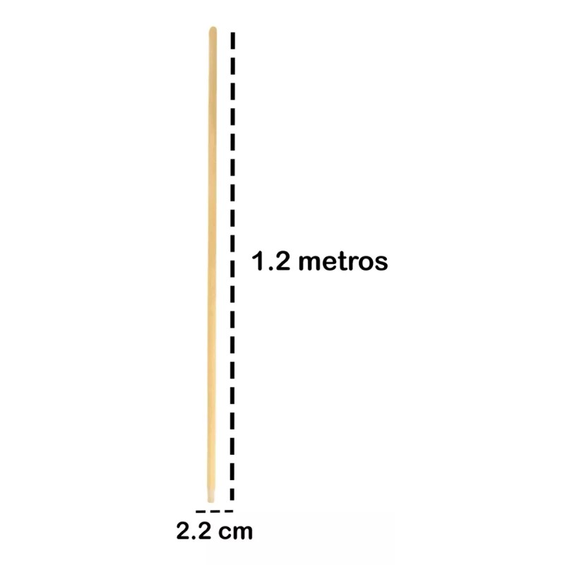 MDJ 10 Bastones/palos/ Madera De Pino Para Escoba/trapeador/etc