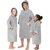 normani Children's Long Sleeve Bath Poncho Terry Cloth Hooded Towel