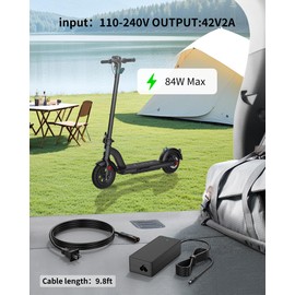 VHBW 42V Charger for Jasion EB5 Electric Bike - Compatible with Jasion EB5 Electric Bike for Adults,Fast Charging Power Adapter