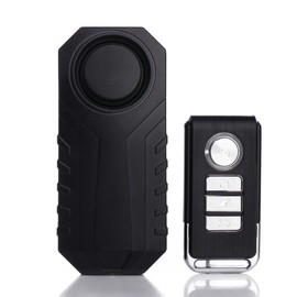 Elecpow Bike Alarm Remote Control Waterproof Electric Bicycle Motorcycle Anti-Theft Alar - Black