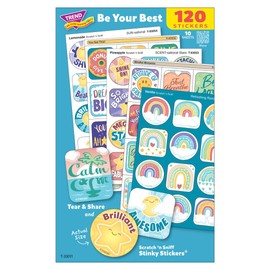 Be Your Best Mixed Stickers Variety Pack, 120 ct.