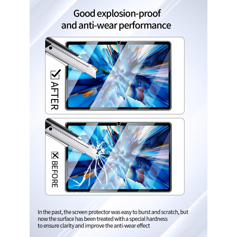 UYRUREL Screen Protector for Blackview Mega 8 Android Tablet 13