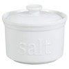 BIA Cordon Bleu Kitchen Accessories Porcelain Salt Boxes, 4", White