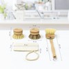 Joeji's Kitchen Eco Bamboo Dish Brush, Spazzola per piatti con