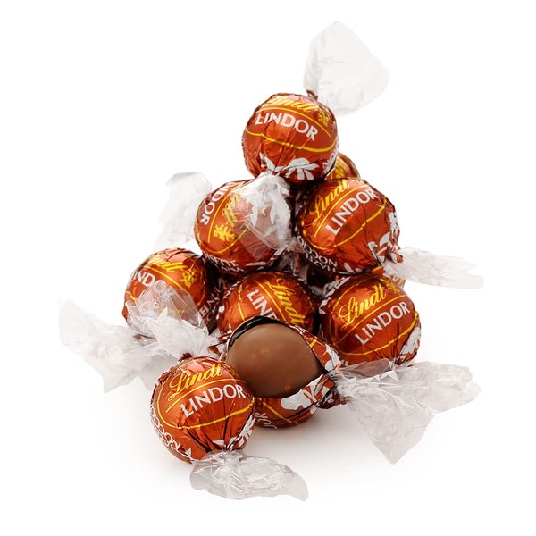 Lindt Chocolate Lindor, 10 Pieces, Hazelnuts, Popular Flavors, Sweets, Individual Packaging, Gift, Trial