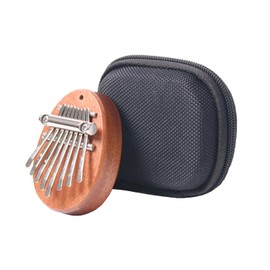 inDomit Kalimba Thumb Piano 8 Keys with Hard Protective Travel Case (Water Droplet shape）