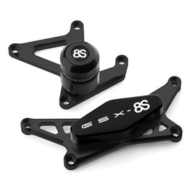 velospeed Compatible with Su.zuki GSX-8S 2023 2024 GSX 8S Motorcycle Frame Anti-collision Falling Protection Slider Crash gsx8s gsx8 s gsx 8s Accessories (black)