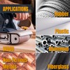 POWERTEC 3 x 21 Inch Sanding Belts & Rubber Eraser,
