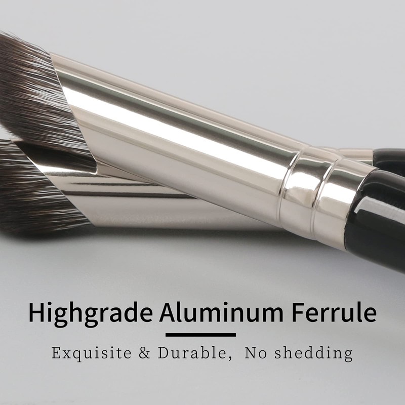 ENZO KEN, Angled Concealer Brush Under the Eye, Small Nose