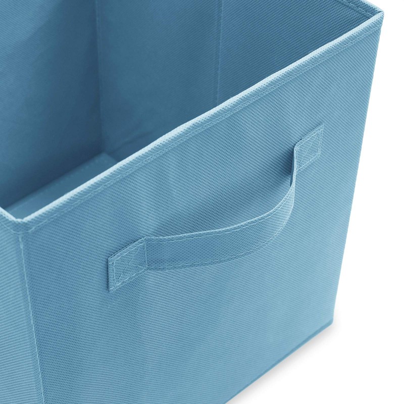 Casafield Set of 6 Collapsible Fabric Cube Storage Bins, Baby