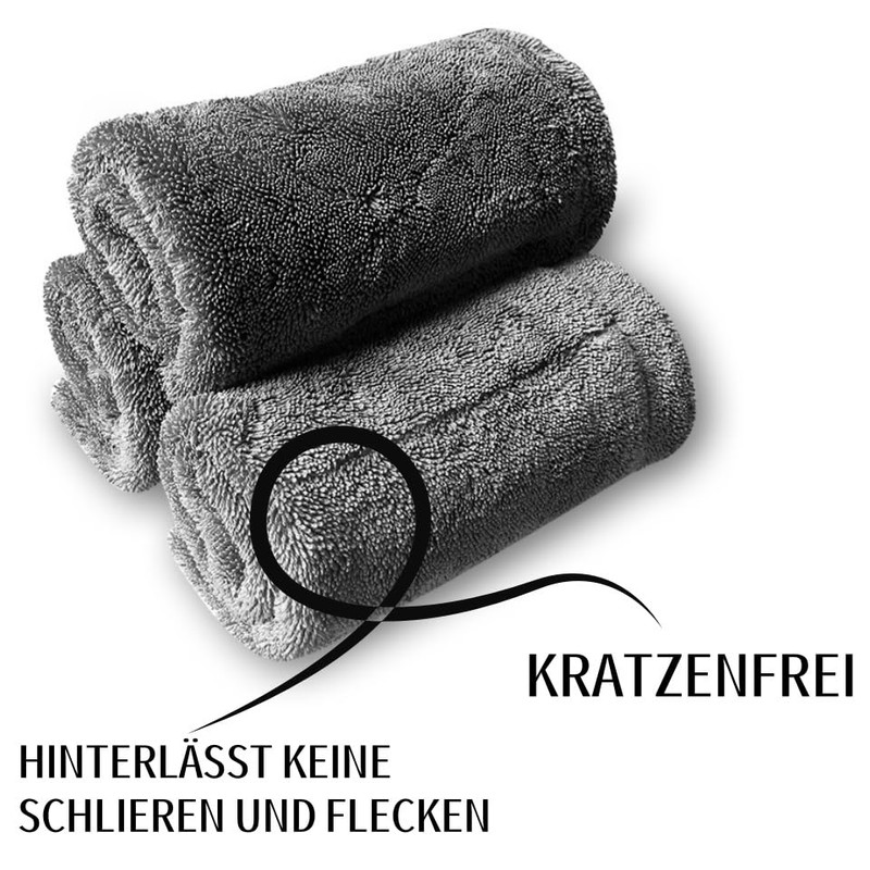 CUEMOON Ultra Absorbent Drying Cloth, 1200 GSM Grey, 50 x