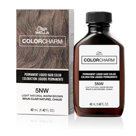 Color Charm Permanent Liquid Hair Color - 5NW Light Natural Warm Blonde by Wella for Unisex - 1.42 oz Hair Color
