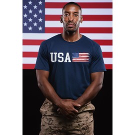 USA Flag T-Shirt | American Patriotic Tee for 4th of July & Independence Day
