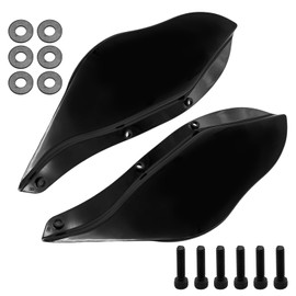 ZUDKSUY Fairing Air Deflectors Kit, Side Wings Windshield Adjustable Wind Deflectors, Replacement for Harley Street Glide FLHX 2008-2013 Ultra Limited FLHTK 2008-2013