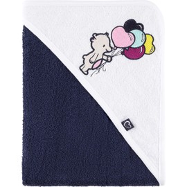 Be Mammy BE20-240-BBL Hooded Cotton Baby Towel, Oeko-Tex Standard 100, 100 cm x 100 cm