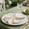 Grape Napkin Rings Set of 12 Pearl & Sparkly Rhinestone
