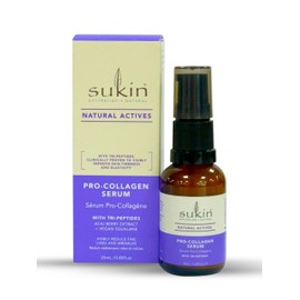 Sukin - Natural Actives Pro Collagen Serum - Natural Face Serum with Tri Peptides - Skin Care, Peptide Serum, Face Care, Hydrating Serum, Face Serums, Sukin Serum - 25ml