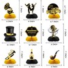 INRUI 9 Pieces Roaring 20s Party Honeycomb Centrepieces