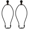 2Pack 10 Inch Lamp Shade Harp Holder, Adjustable Lamp Harp