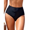 SHEKINI Bikini retro de talle alto para mujer, parte inferior