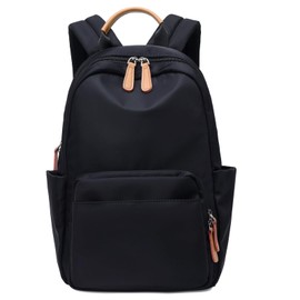 PAOIXEEL Women's Men's A4 Large Capacity PC Backpack, Commuting to School or Work, Adults, Stylish, Waterproof, Lightweight, Nylon, Back Pocket, Outdoors, Unisex, Rucksack, Backpack, Mother's