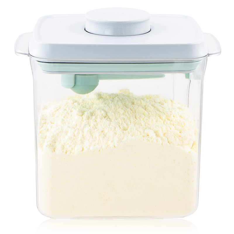 Tourdeus Formula Container - 1700ml Pop Top Milk Powder Container,